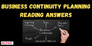 Business Continuity Planning Reading Answers